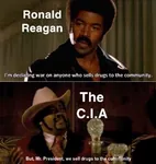 black_dynamite cia crime drugs ronald_reagan united_states war_on_drugs // 500x529 // 33KB