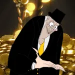 bourgeoisie capitalism hades hat money porky reaction_image top_hat // 870x862 // 589KB