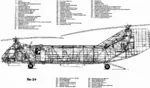 aircraft blueprints helicopter meta:translation_request russian_text yak-24 yakovlev // 1800x1058 // 489KB