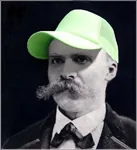 friedrich_nietzsche hat moustache mustache philosophy poland // 549x600 // 70KB