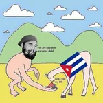 1:1_aspect_ratio castro cuba fidel_castro food latin_america meta:lowres you_are_safe_now_my_sweet_child // 500x500 // 68KB