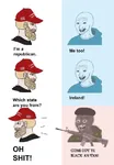 anglo chad hat ireland irish_republican_army maga political_compass republican_party united_kingdom united_states wojak yes_chad // 640x921 // 36KB