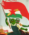 flag hungarian_revolution hungary pepe red_star smug star // 435x527 // 56KB