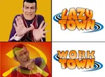 drake hammer_and_sickle lazy_town robbie_rotten work // 1125x814 // 94KB