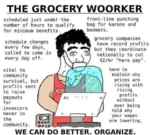 capitalism cashier grocery mask organization proletariat wage wojak worker // 960x865 // 746KB