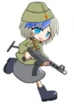 anime gun hammer_and_sickle moe_blob pps-43 red_star star submachine_gun weapon // 565x800 // 326KB