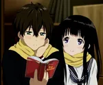 anime book chitanda_eru das_kapital hyouka karl_marx marxism oreki_houtarou reading // 720x596 // 53KB