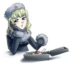 anime button gloves soviet_union ushanka // 604x539 // 46KB