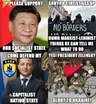 anarchism azov_battalion china flag thinks_he_can_tell_me_what_to_do ukraine volodymyr_zelensky wojak xi_jinping // 1736x1880 // 655KB