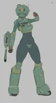 anthro armored_fighting_vehicle cannon china living_machine mecha red_star robot star tank // 703x1280 // 78KB