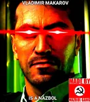 call_of_duty glowing_eyes national_bolshevism nazbol_gang video_game vladimir_makarov x_gang // 1200x1362 // 429KB