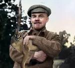 bolshevik caracal floppa soviet_union vladimir_lenin // 1280x1160 // 346KB