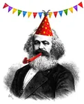 birthday hat karl_marx marxism party // 499x615 // 51KB