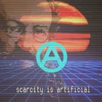 1:1_aspect_ratio anarchism circle_a glasses pierre_joseph_proudhon scarcity vaporwave // 960x960 // 105KB