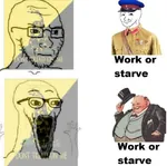 anarcho_capitalism capitalism gadsden_flag glasses libertarianism marxism_leninism porky soyjak wojak work // 526x523 // 42KB