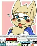 anthro blue_eyes blush canine furry goggles zabivaka // 720x906 // 77KB