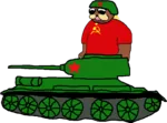 armored_fighting_vehicle hammer_and_sickle helmet marxism_leninism meta:transparent_background red_star spurdo star tank tankie // 1399x1034 // 59KB