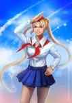 anime pioneer red_star sailor_moon salute soviet_union star // 636x900 // 140KB