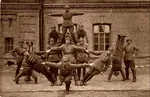 acrobat bolshevik budyenovka dance meta:monochrome meta:photo pose red_army russia russian_civil_war russian_sfsr soldier soviet_union uniform world_war_i // 1280x831 // 2.1MB