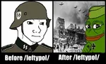 berlin fascism germany nazi nazi_germany pepe site:leftypol site:pol smug soviet_union ss victory war wojak world_war_ii // 1659x1000 // 367KB