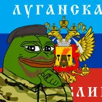 1:1_aspect_ratio aleksey_mozgovoy donbass donbass_war donetsk lugansk novorossiya pepe russia russian_federation smug ukraine war // 600x600 // 84KB