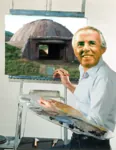 albania art bob_ross bunker canvas enver_hoxha hoxhaism meta:painting paintbrush // 420x543 // 408KB