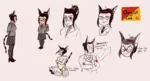 armband catgirl character:dengism_catgirl character:political_ideology_catgirls concept glasses meta:highres meta:sketch productive_forces topless xi_pi // 2732x1481 // 1.7MB