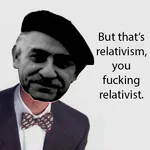 1:1_aspect_ratio beret bill_nye but_that's_wrong_you_fucking_retard communalism murray_bookchin relativism // 600x600 // 189KB