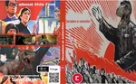 china dinosaur dvd_cover mao_zedong maoism poster propaganda red_flag red_star rising_sun slavoj_zizek socialism_or_extinction t-rex // 1366x850 // 415KB
