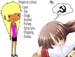 anime dream hammer_and_sickle me_vs_other_girls school why_i'm_antisocial // 633x486 // 38KB