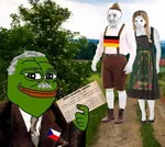 1945 crying czechoslovakia edvard_beneš germans pepe smug sudeten wojak // 628x560 // 65KB