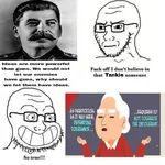 fake_quote free_speech glasses joseph_stalin karl_popper quote so_true soviet_union soyjak tolerance wojak // 1001x999 // 139KB