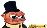 apurky apustaja bourgeoisie capitalism crying gold gun handgun hat pepe pistol porky weapon // 929x551 // 334KB