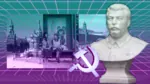 bust hammer_and_sickle joseph_stalin kremlin laborwave moscow soviet_union vaporwave // 2120x1193 // 2.2MB