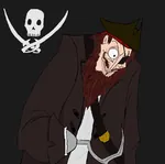eye_patch hades hat hook piracy pirate reaction_image skull // 870x864 // 66KB